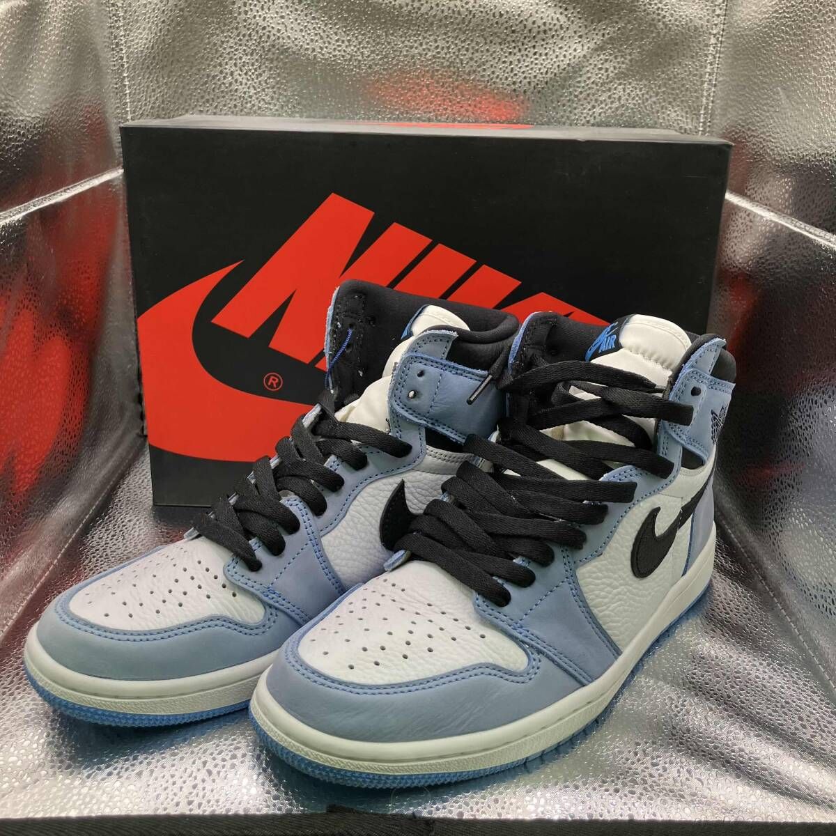 NIKE Air Jordan 1 High OG University Blue sneaker スニーカー　サイズ26.5 ブルー　ナイキ