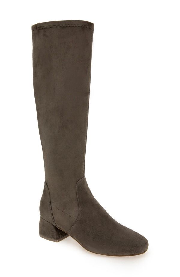 ジェントルソウルズ レディース シューズ ブーツ・レインブーツ Gentle Souls by Kenneth Colemma Stretch Knee High Boot Shitake Suede