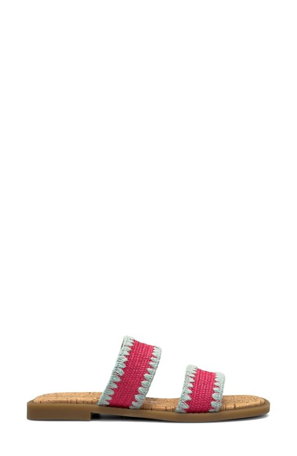 エアロソールズ レディース シューズ サンダル Aerosoles Centro TwoStrap Sandal Magenta Green Raffia Elastic マゼンタ エアロソールズ レディース シューズ サンダル Aerosoles Centro TwoStrap Sandal Magenta Green Raffia Elastic マゼンタ