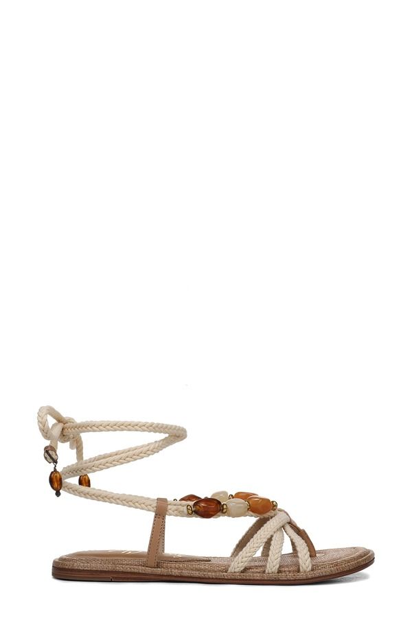 サムエデルマン レディース シューズ サンダル アンクル Sam Edelman Rori Ankle Wrap Sandal Natural Sand サンド