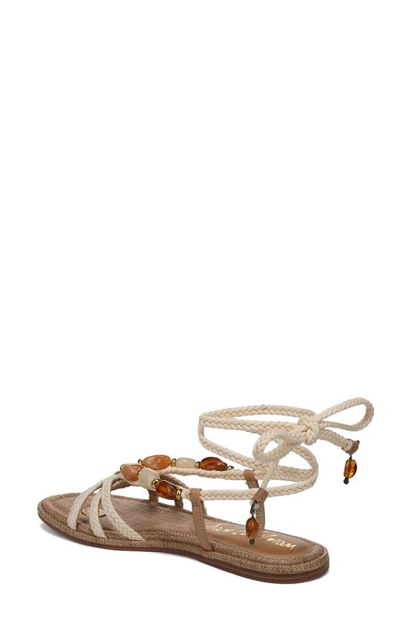 サムエデルマン レディース シューズ サンダル アンクル Sam Edelman Rori Ankle Wrap Sandal Natural Sand サンド