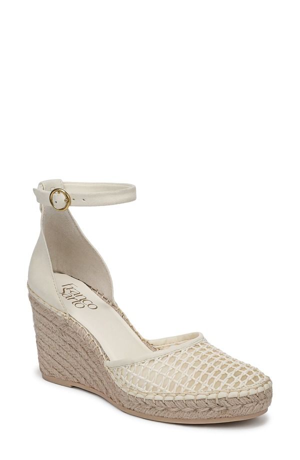 フランコサルト レディース シューズ サンダル Franco Sarto Idalia Espadrille Wedge Cream クリーム
