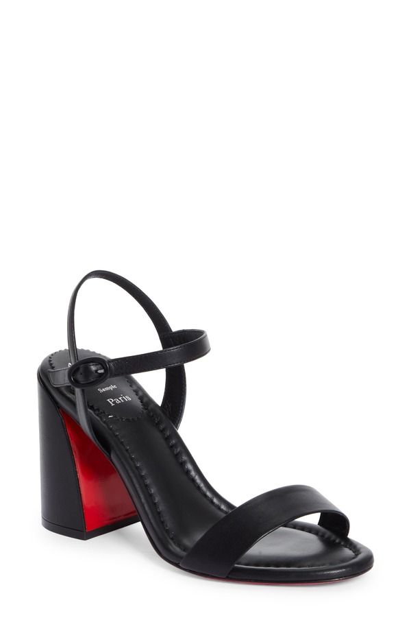 クリスチャン・ルブタン レディース シューズ サンダル Christian Louboutin Miss Jane Sandal B439 BlackLin Black ブラック