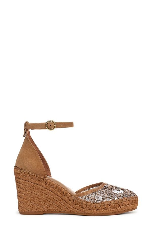 フランコサルト レディース シューズ サンダル Franco Sarto Idalia Espadrille Wedge Brown ブラウン