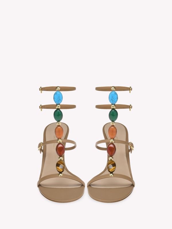 ジャンヴィト ロッシ レディース シューズ サンダル Gianvito Rossi Shanti 70 Sandal Brownappa ブラウン