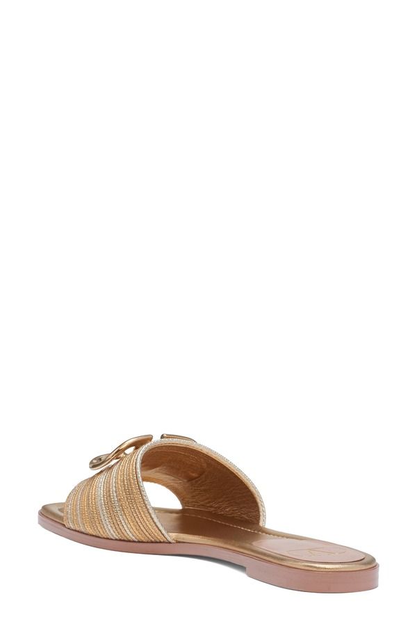 ヴァレンティノ レディース シューズ サンダル ロゴ Valentino Garavani VLOGO Signature Slide Sandal Star Gold Multicolor ゴールド ヴァレンティノ レディース シューズ サンダル ロゴ Valentino Garavani VLOGO Signature Slide Sandal Star Gold Multicolor ゴールド