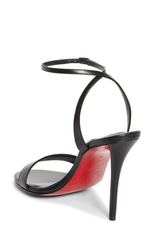 クリスチャン・ルブタン レディース シューズ サンダル アンクル Christian Louboutin Miss Z Ankle Strap Sandal Black Black ブラック
