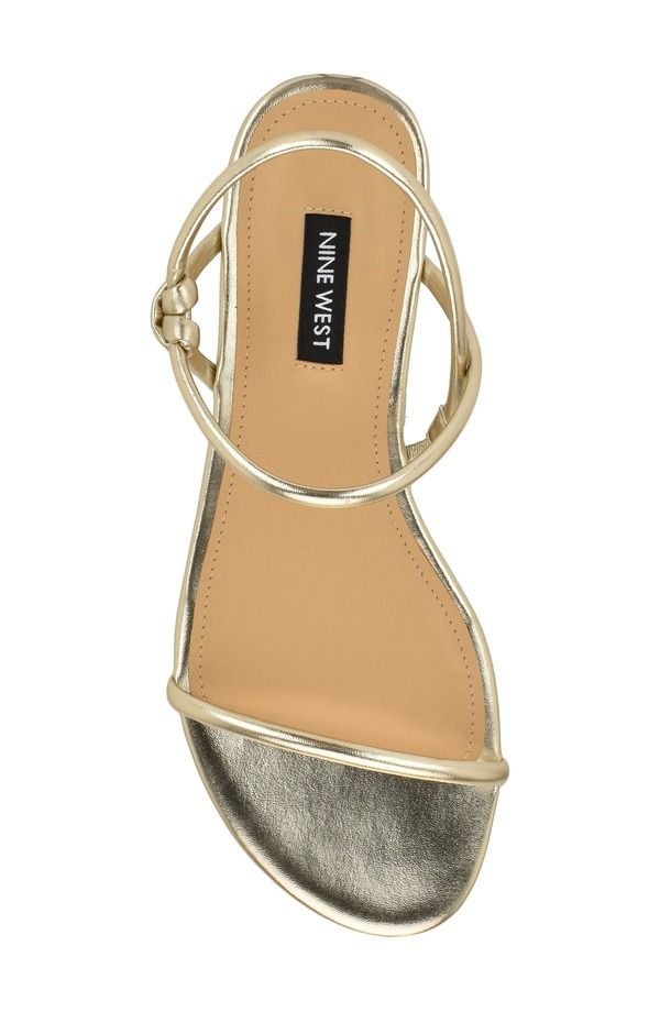 ナインウェスト レディース シューズ サンダル アンクル Nine West Maizy Ankle Strap Sandal Gold ゴールド