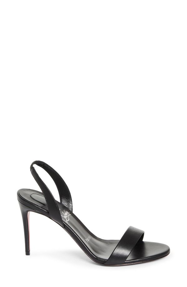 クリスチャン・ルブタン レディース シューズ サンダル Christian Louboutin Marilyn Slingback Sandal B439 Black Lin Black ブラック