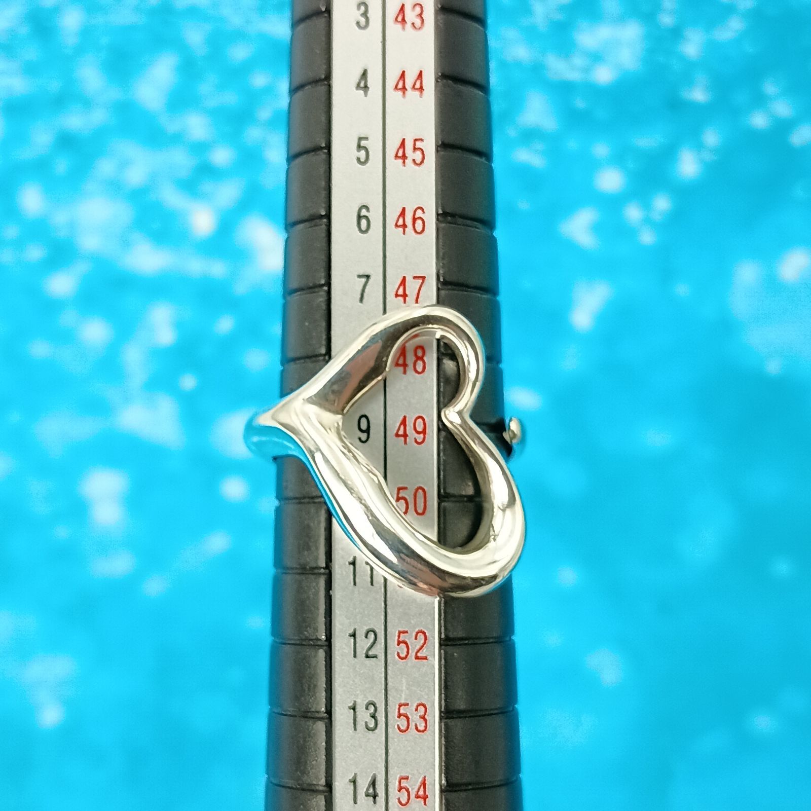 TIFFANY&Co. ティファニー 9号 オープンハート リング 指輪 レディース