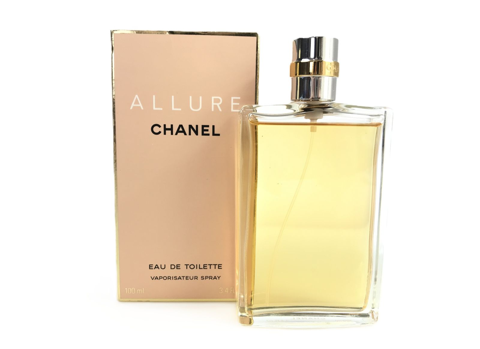残多　シャネル　CHANEL　ALLURE　アリュール　オードトワレ　スプレー　100ml　残量：9割　送料無料