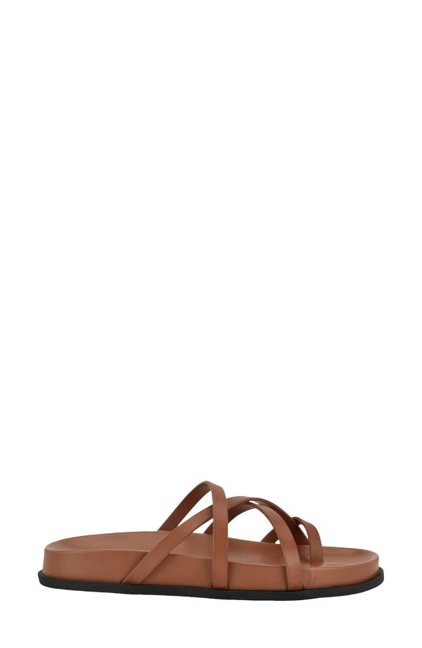 カルバンクライン レディース シューズ サンダル Calvin Klein Helden Toe Loop Sandal Dark Natural カルバンクライン レディース シューズ サンダル Calvin Klein Helden Toe Loop Sandal Dark Natural