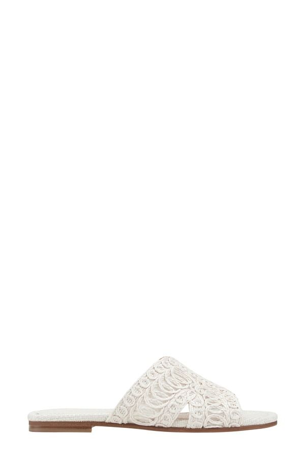 マーク・フィッシャー レディース シューズ サンダル Marc Fisher LTD Nalany Slide Sandal White ホワイト