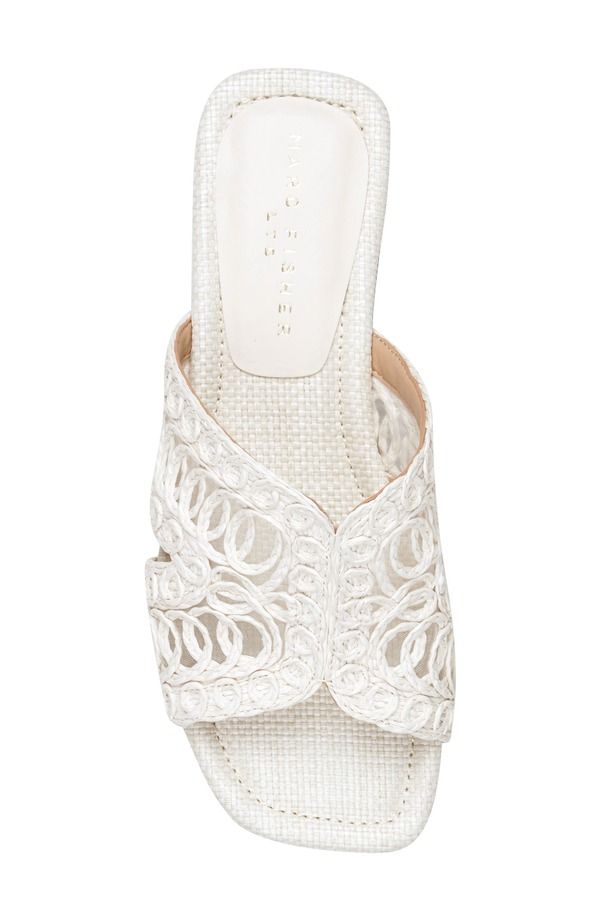 マーク・フィッシャー レディース シューズ サンダル Marc Fisher LTD Nalany Slide Sandal White ホワイト