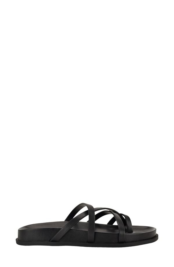 カルバンクライン レディース シューズ サンダル Calvin Klein Helden Toe Loop Sandal Black ブラック