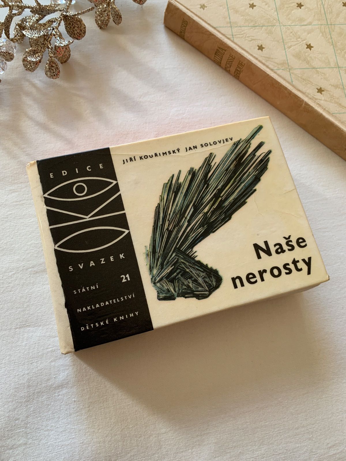 1966年 チェコの鉱物図鑑 Naše nerosty/鉱石/ビンテージ本