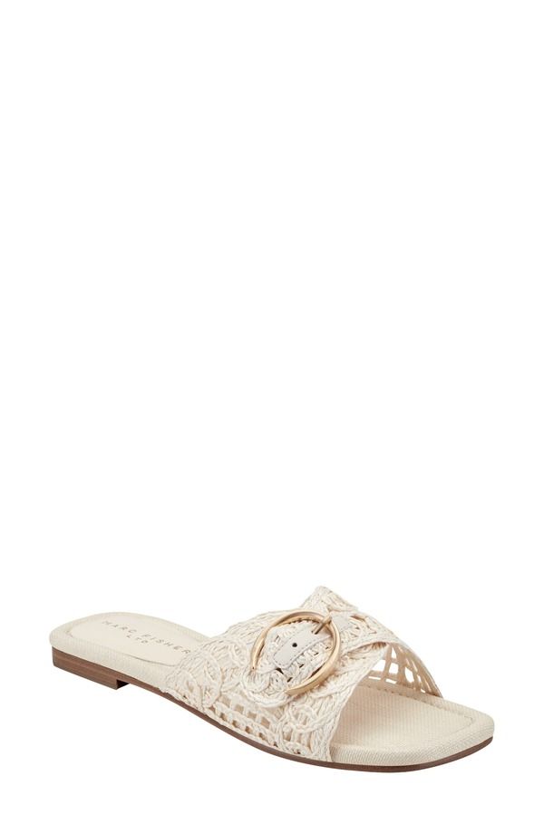 マーク・フィッシャー レディース シューズ サンダル Marc Fisher LTD Nacole Slide Sandal Ivory アイボリー