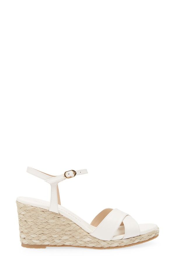 スチュアート ワイツマン レディース シューズ サンダル Stuart Weitzman Dayna Espadrille Wedge Sandal Cream Natural クリーム