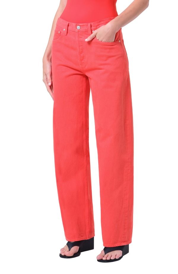 アゴルド レディース ボトムス デニムパンツ ワイドレッグ ジーンズ AGOLDE Arc Loose Wide Leg Jeans Carnival