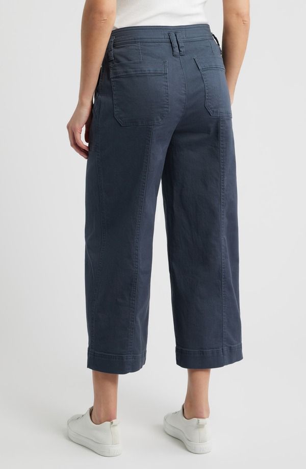 ウィットウィズダム レディース ボトムス レギンス ワイドレッグ パンツ Wit Wisdom Skyrise Crop Wide Leg Utility Pants Orion Blue ブルー