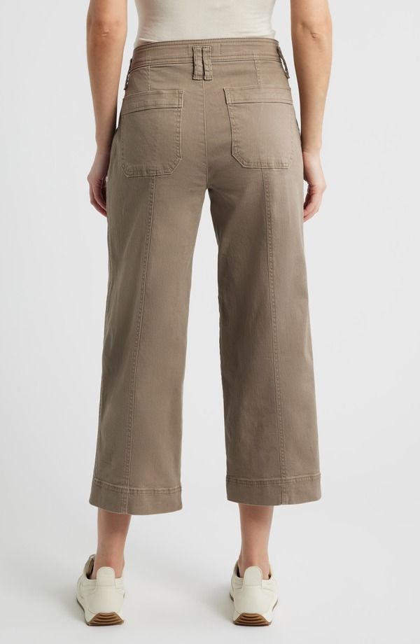 ウィットウィズダム レディース ボトムス レギンス ワイドレッグ パンツ Wit Wisdom Skyrise Crop Wide Leg Utility Pants Portobello