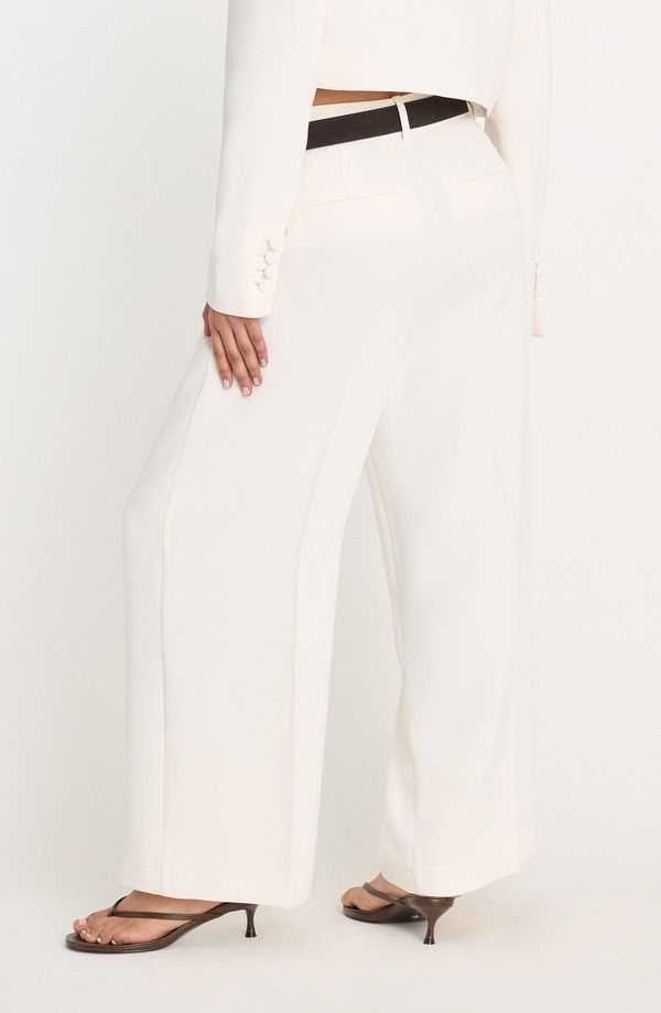 グッドアメリカン レディース ボトムス レギンス ワイドレッグ ハイウエスト パンツ アンクル Good American Luxe High Waist Ankle Wide Leg Trousersoft Shell グッドアメリカン レディース ボトムス レギンス ワイドレッグ ハイウエスト パンツ アンクル Good American Luxe High Waist Ankle Wide Leg Trousersoft Shell