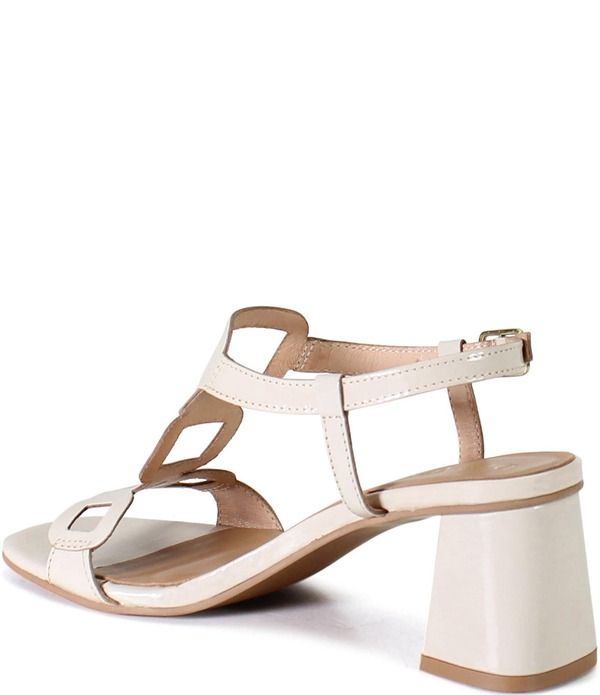 ディバトゥルー レディース シューズ ヒール サンダル レザー Diba True Begonia Patent Leather Geometric Dressandals Ivory アイボリー ディバトゥルー レディース シューズ ヒール サンダル レザー Diba True Begonia Patent Leather Geometric Dressandals Ivory アイボリー