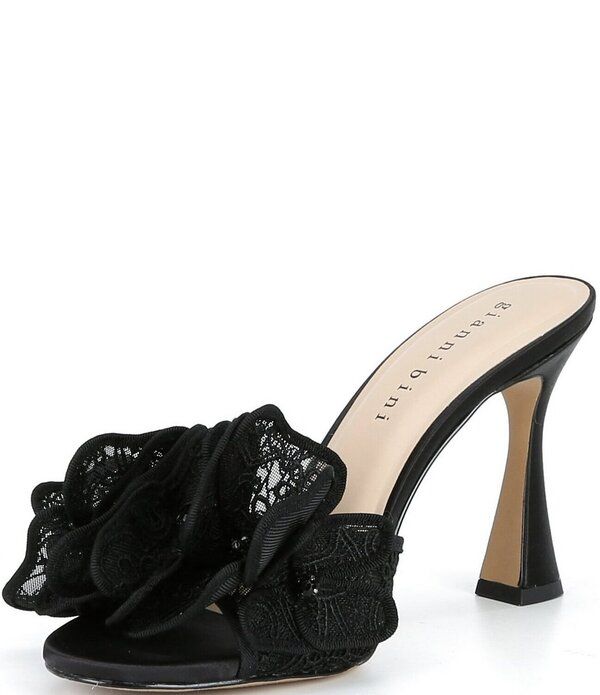 ジャンビニ レディース シューズ サンダル Gianni Bini Haley Flowerhinestone Slide Dressandals Black ブラック