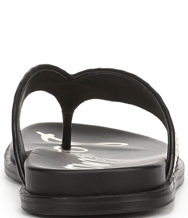 サムエデルマン レディース シューズ サンダル Sam Edelman Lila Raffia Thong Flip Flops LinenBlack ブラック