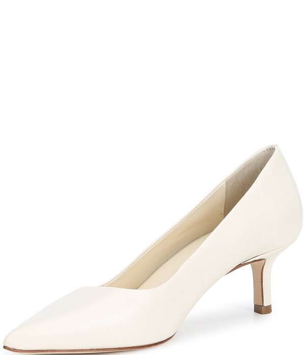 アントニオ メラーニ レディース シューズ ヒール レザー Antonio Melani Aden Leather Pointed Toe Pumpsweet Cream クリーム