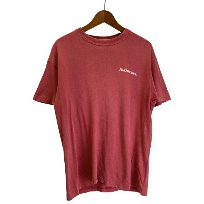 【中古】　Budweiser　Tシャツ　半袖　トップス　クルーネック　ロゴT　企業ロゴ　プリント　古着　/2009