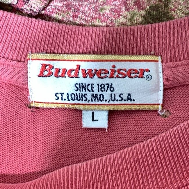 【中古】 Budweiser Tシャツ 半袖 トップス クルーネック ロゴT 企業ロゴ プリント 古着 /2009 【中古】 Budweiser Tシャツ 半袖 トップス クルーネック ロゴT 企業ロゴ プリント 古着 /2009