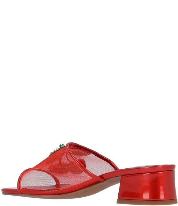 ジェイレニー レディース シューズ サンダル メッシュ J Renee Charry Mesh Patent Rhinestone Cherry Slide Sandals RedGreen レッド ジェイレニー レディース シューズ サンダル メッシュ J Renee Charry Mesh Patent Rhinestone Cherry Slide Sandals RedGreen レッド