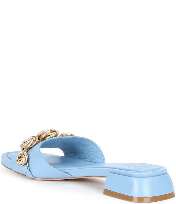 セシリア ニューヨーク レディース シューズ パンプス サンダル Cecelia New York Bonnie Gold Embellished Rosette Slide Sandals Blizzard Blue ブルー セシリア ニューヨーク レディース シューズ パンプス サンダル Cecelia New York Bonnie Gold Embellished Rosette Slide Sandals Blizzard Blue ブルー