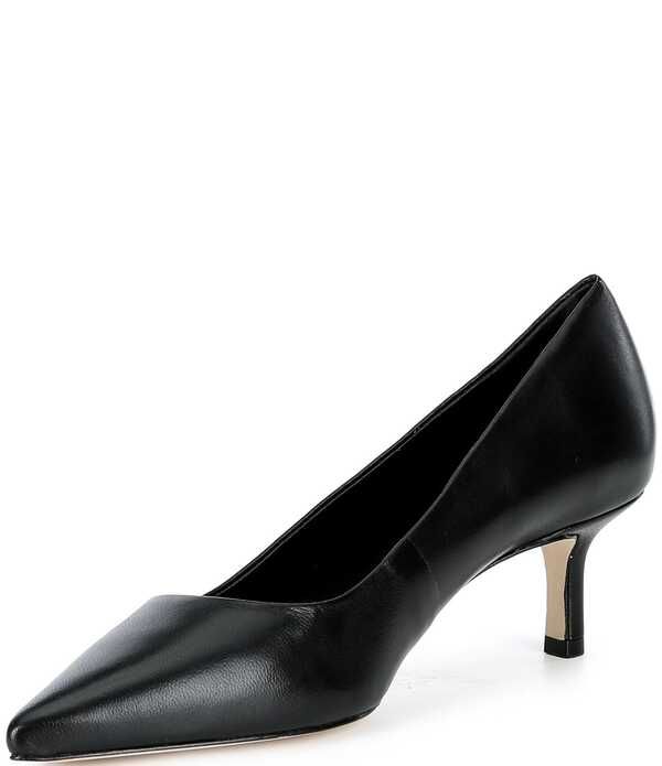 アントニオ メラーニ レディース シューズ ヒール レザー Antonio Melani Aden Leather Pointed Toe Pumps Black ブラック