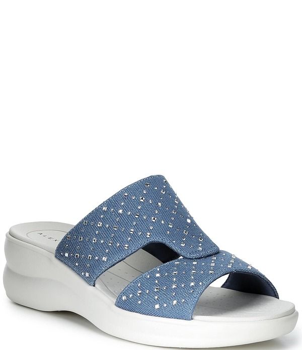 アレックスマリー レディース シューズ サンダル プラットフォーム Alex Marieeden Washable Jewel Embellished Platform Sandals Neo Navy ネイビー
