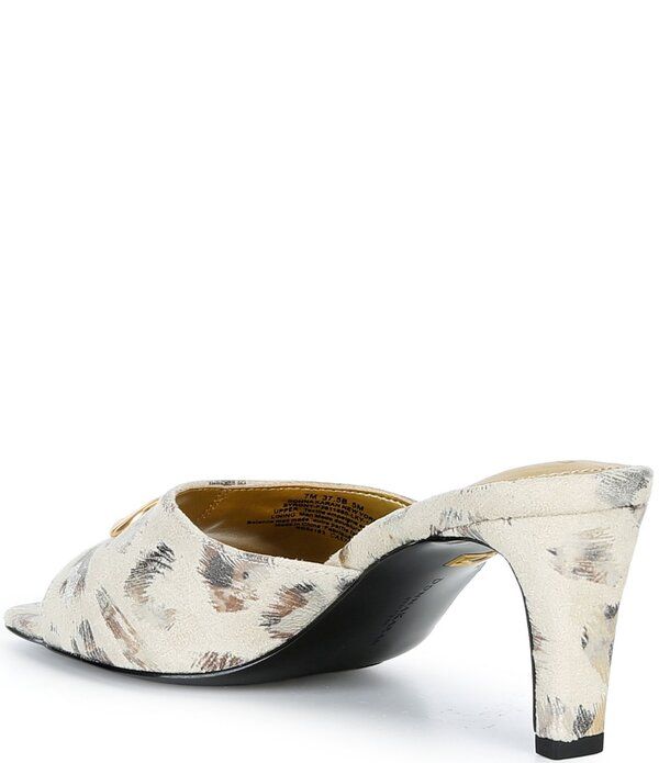 ダナキャラン レディース シューズ サンダル プリントール Donna Karan Byrony Metallic Leopard Print Slide Dressandals Leopard アニマル