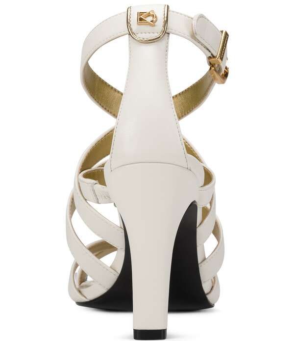ダナキャラン レディース シューズ ヒール ラップワンピース サンダル アンクル Donna Karan Briarrose Strappy Ankle Wrap Dressandals Ivory アイボリー
