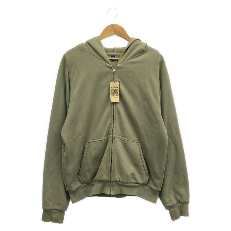 【中古】YEEZY×GAP ジップパーカー サイズL カーキ イージー ギャップ[19]