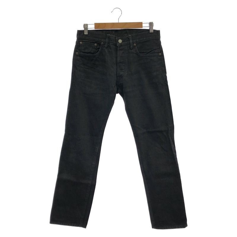 【中古】RRL ブラックデニム 30x30 madeinUSA ダブルアールエル[19]