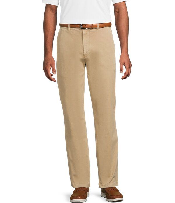 ラウンドトゥリーアンドヨーク メンズ ボトムス カジュアルパンツ Roundtree Yorke Classic Fit Solid Textured Chino Pants Light Khaki カーキ