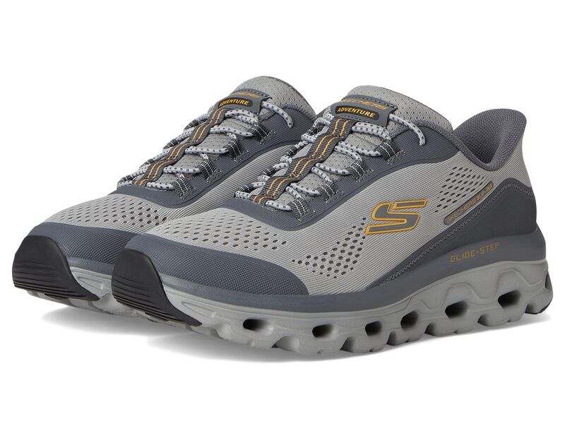 スケッチャーズ メンズ シューズ スニーカー SKECHERS GlideStep Sole Hands Free Slipin Gray グレー