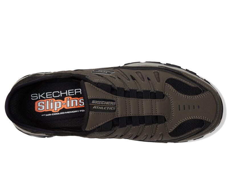 スケッチャーズ メンズ シューズ スニーカー SKECHERS Afterburn M Fit Ridgeburn Hands Free SlipIns Brown ブラウン スケッチャーズ メンズ シューズ スニーカー SKECHERS Afterburn M Fit Ridgeburn Hands Free SlipIns Brown ブラウン