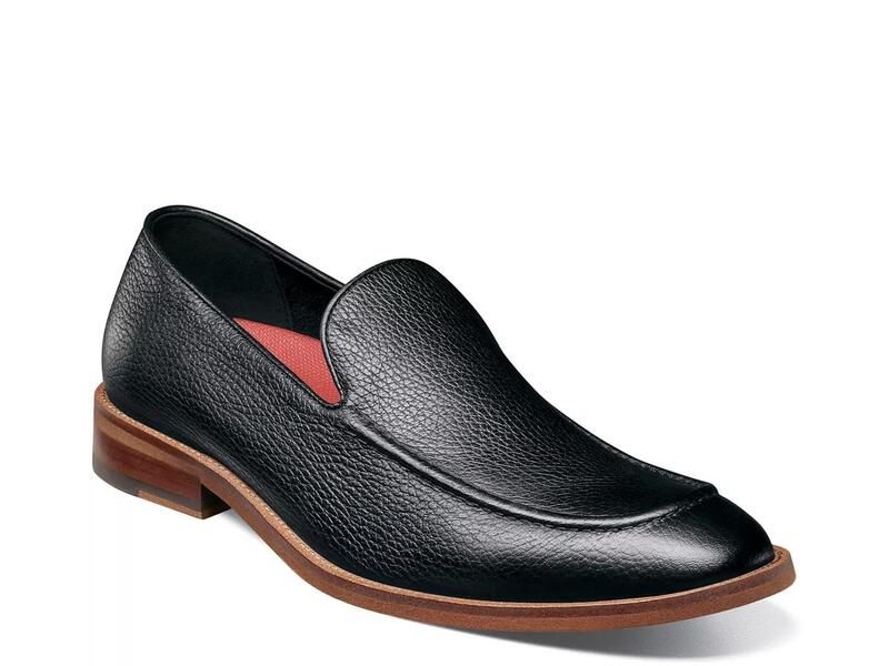 ステイシーアダムス メンズ シューズ スリッポン・ローファー Stacy AdamsPrentice Moc Toe SlipOn Black ブラック