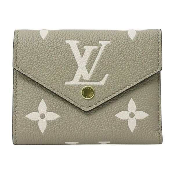 ルイヴィトン 財布 レディース モノグラムアンプラント ポルトフォイユ ヴィクトリーヌ トゥルトレール クレーム Louis Vuitton M81861 未使用展示品