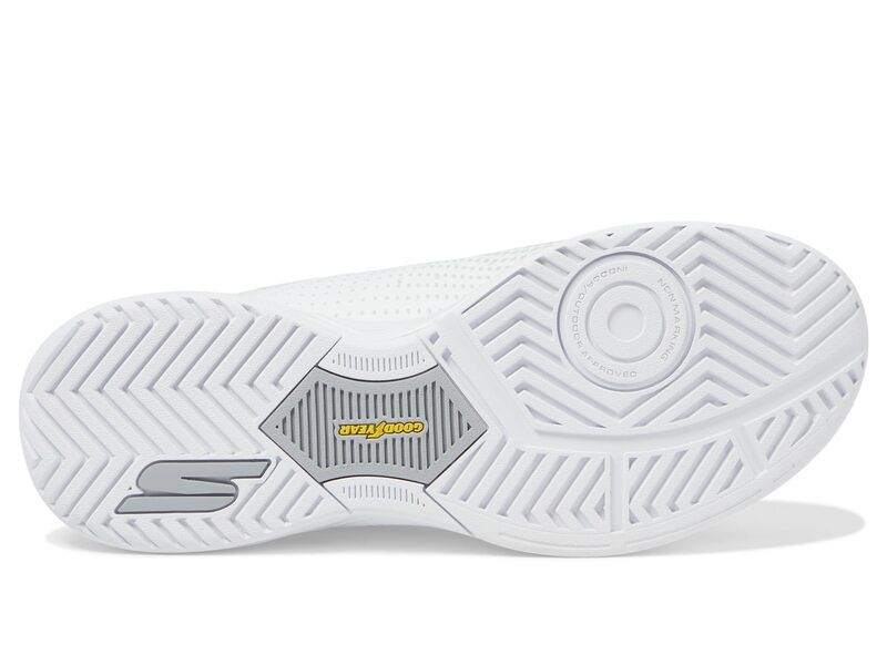 スケッチャーズ メンズ シューズ スニーカー リラックスフィット Skechers Pickleball Slipins Relaxed Fit Viper Court Reload White ホワイト