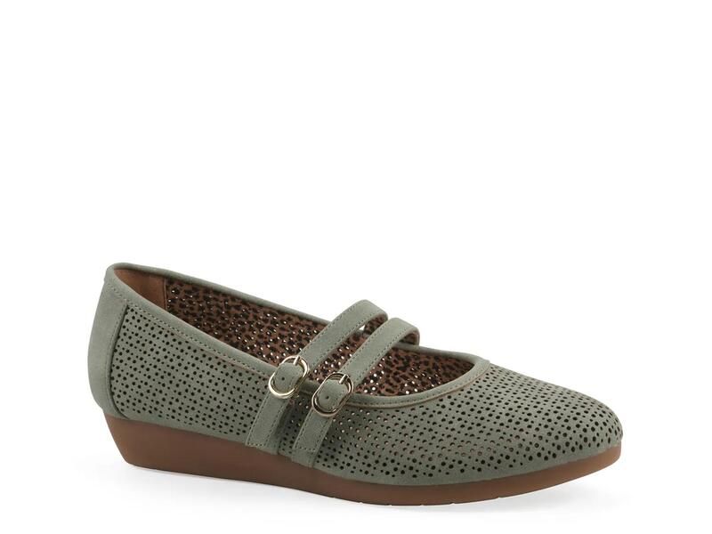 クリフバイホワイトマウンテン レディース シューズ スリッポン・ローファー Cliffs by White MountainRivian Mary Jane Wedge SlipOn Dark Green グリーン