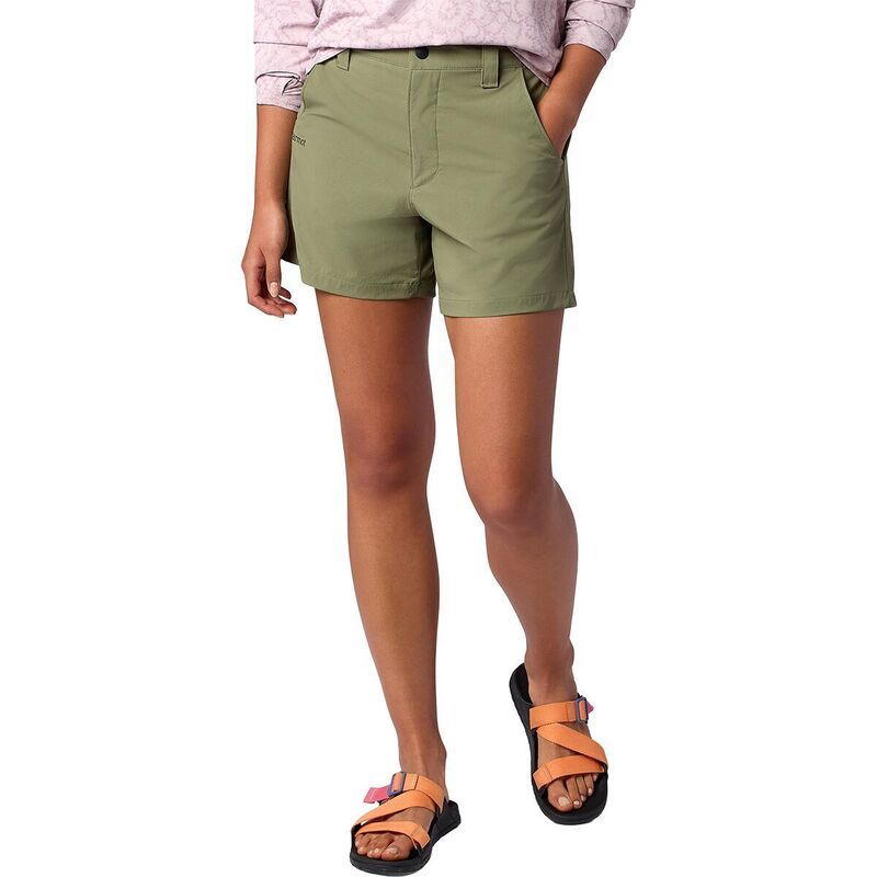 マーモット レディース ボトムス ハーフパンツ・ショーツ Marmotrailway 5in Short Womens Olive Grove オリーブ