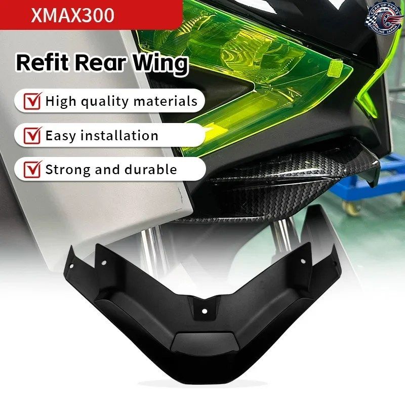 ヤマハ XMAX300 X-MAX300 2023-2024 改造フロントスポイラーフェアリングエアロダイナミックウィングウィングレットモーターサイクル