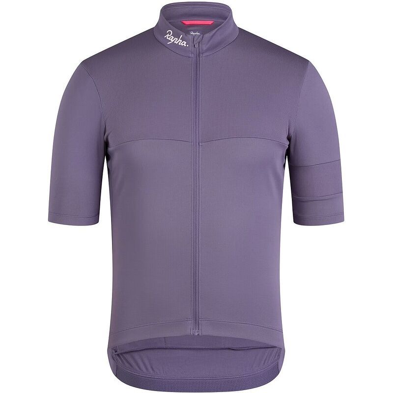 ラファ メンズ トップス Tシャツ ジャージー Rapha Brevet Element Jersey Mens Dusted LilacBlack Reflective ブラック